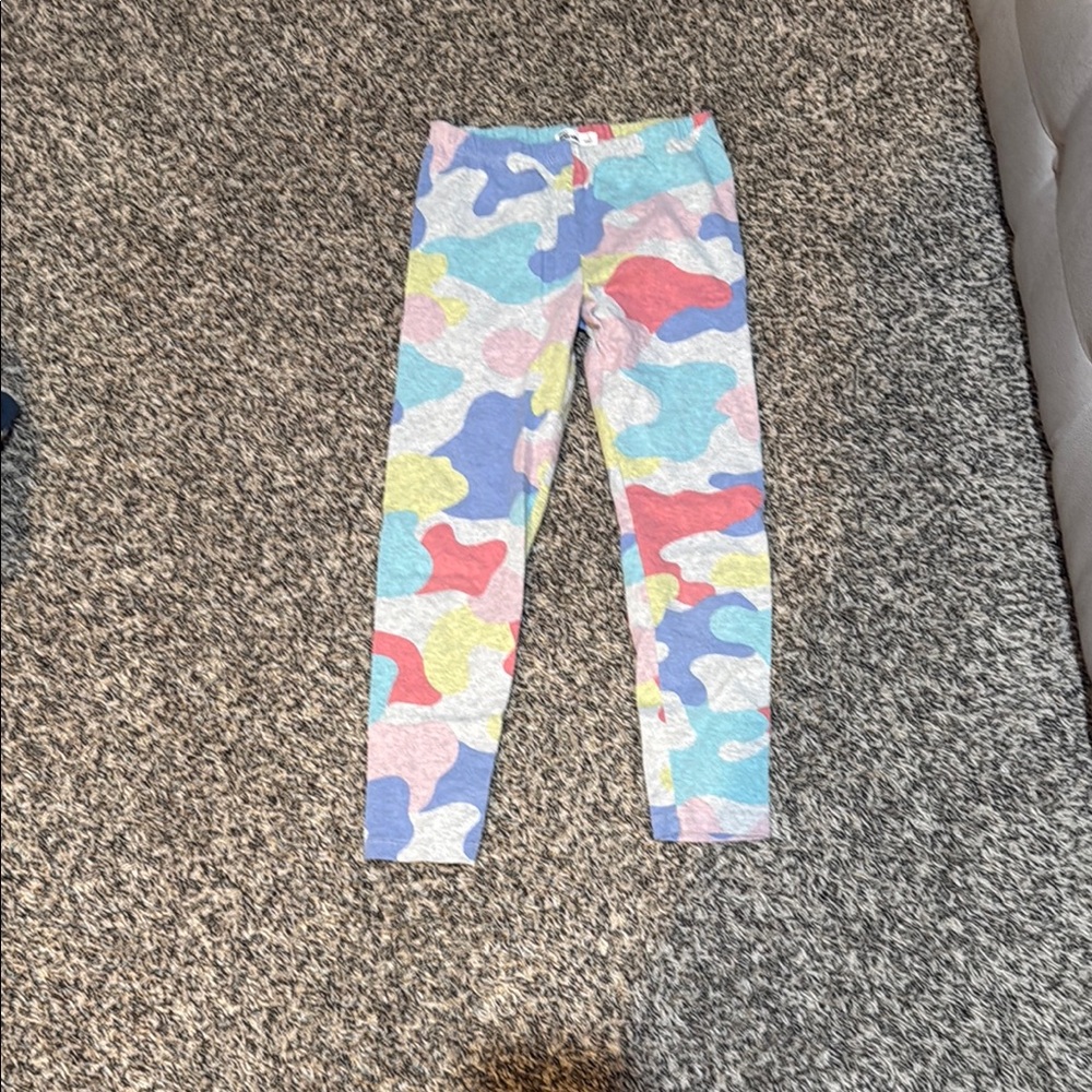 Epic Threads Pink and Blue Camouflage Leggings